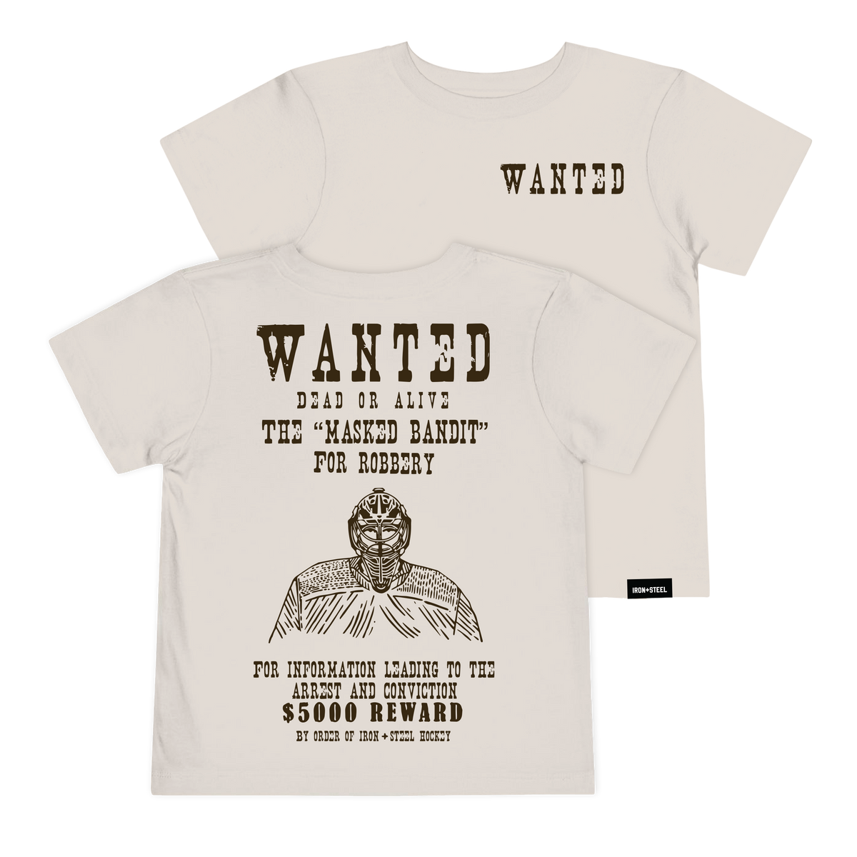 Wanted for Robbery Goalie Toddler Tee