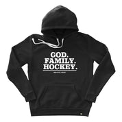 God Family Hockey Soft Fleece Hoodie