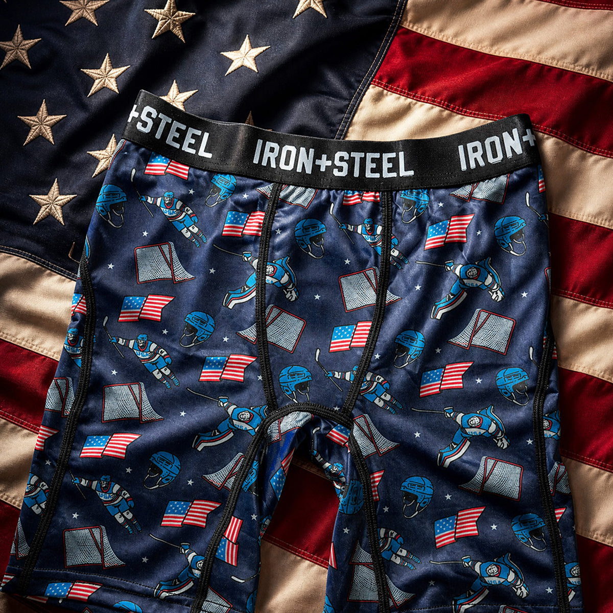 USA Gold Boxer Briefs