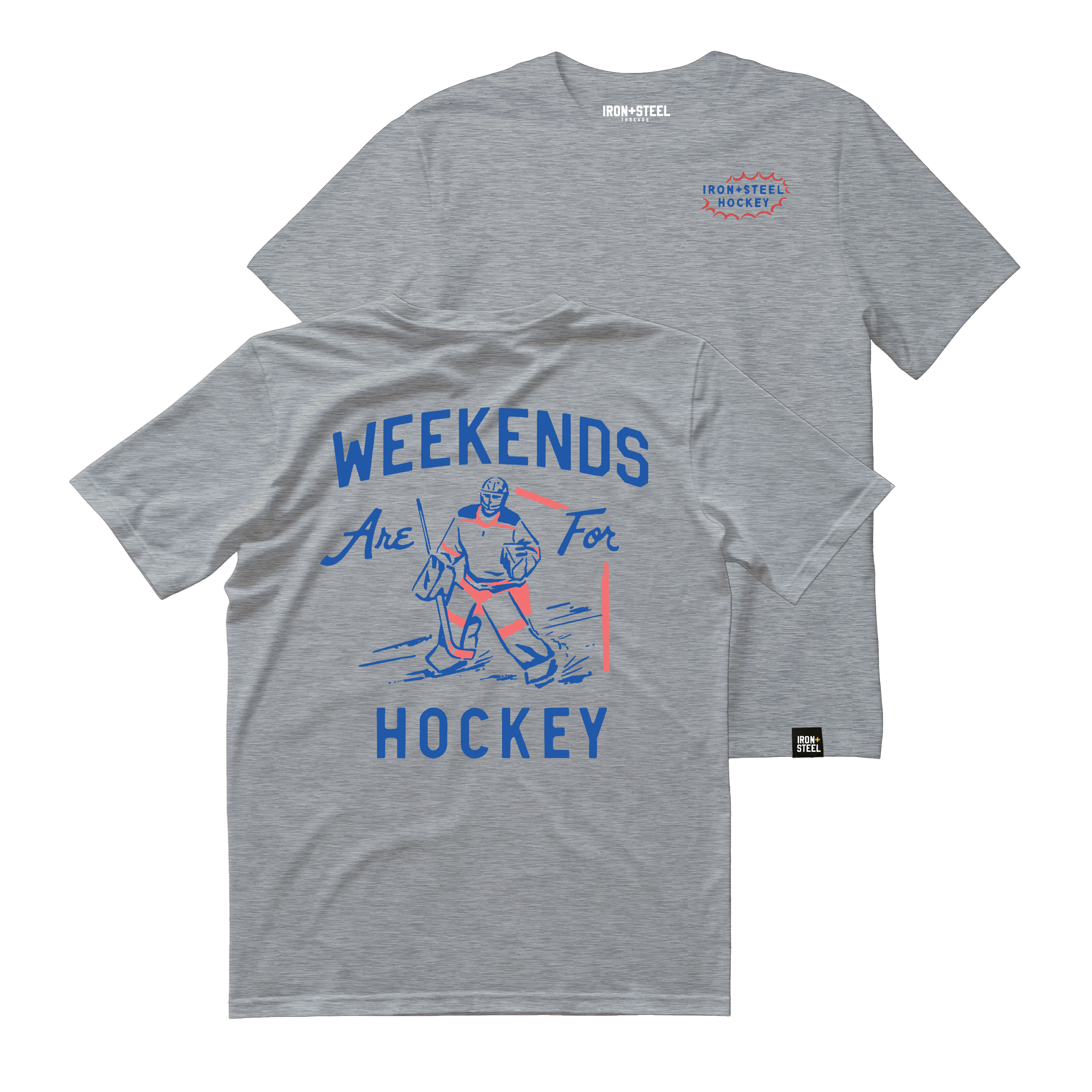Goalie Vintage Weekends are for Hockey Tee