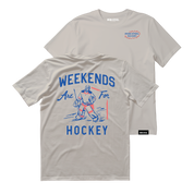 Goalie Vintage Weekends are for Hockey Tee