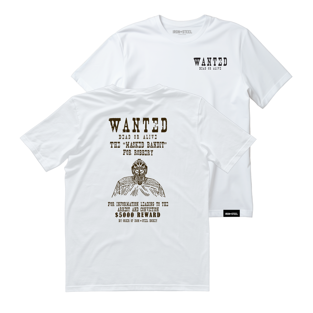 Wanted Robbery Goalie Tee