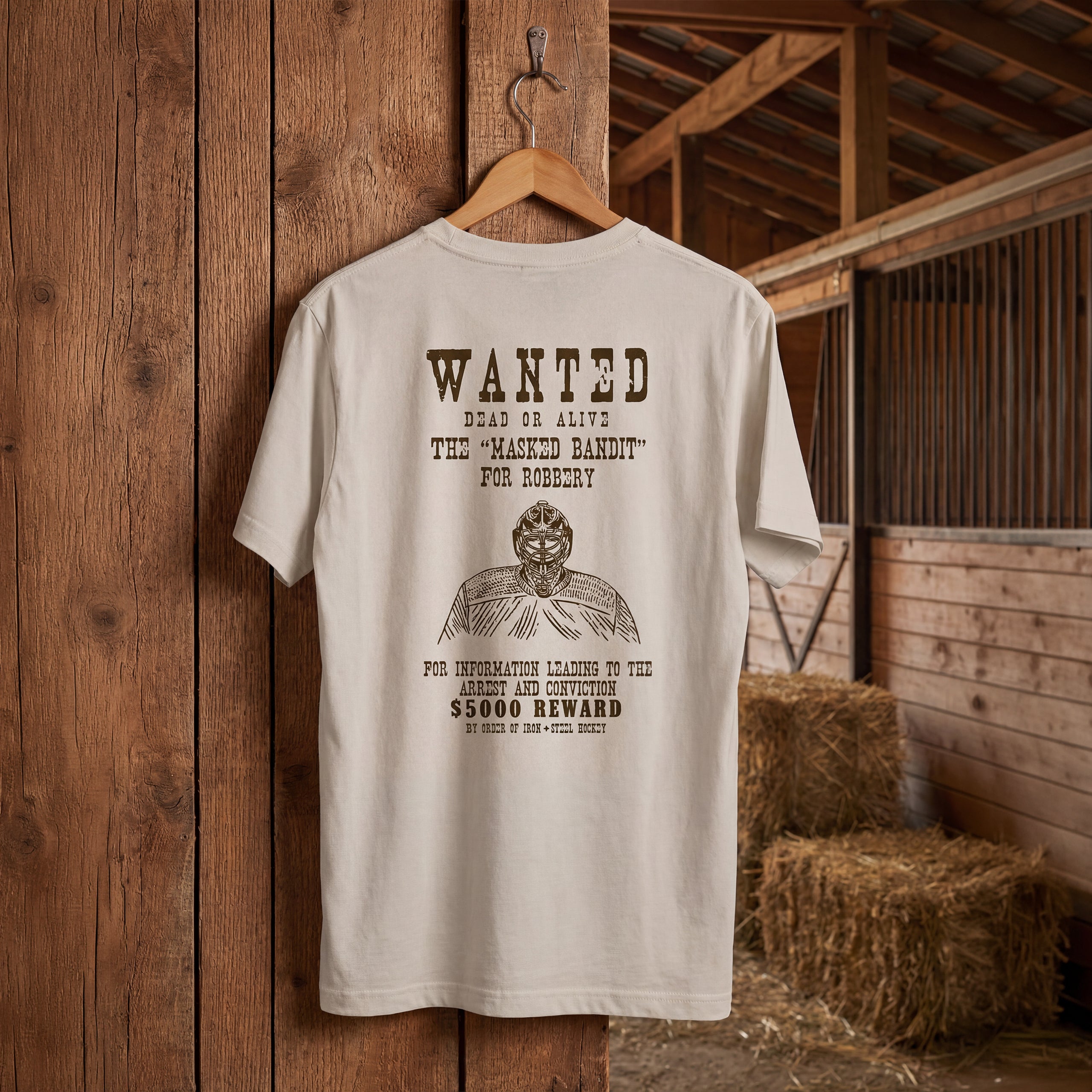 Wanted Robbery Goalie Tee