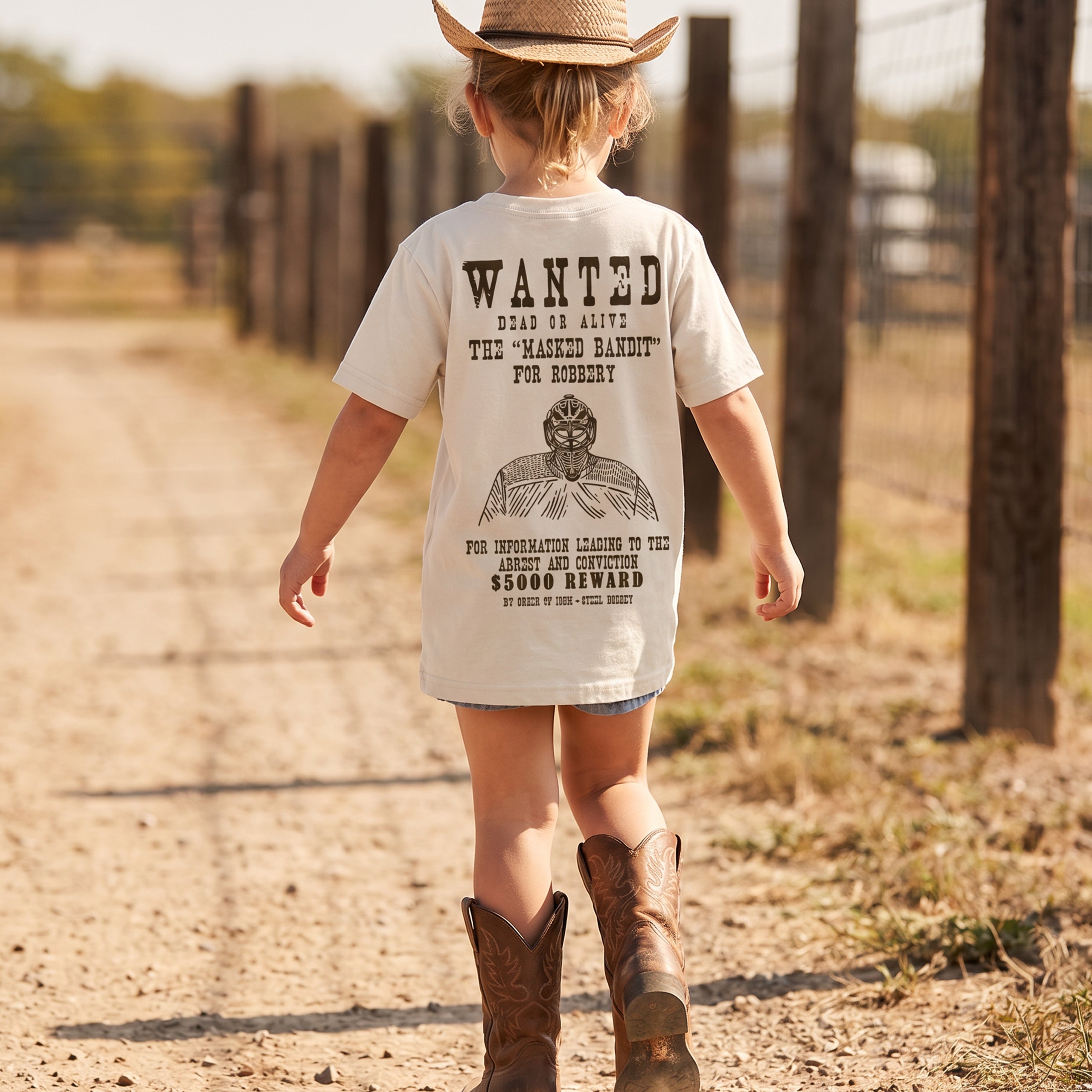 Wanted for Robbery Goalie Toddler Tee
