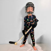 Retro Hockey Bamboo Pajama Set