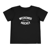 Weekends Are For Hockey Toddler Tee