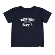 Weekends Are For Hockey Toddler Tee