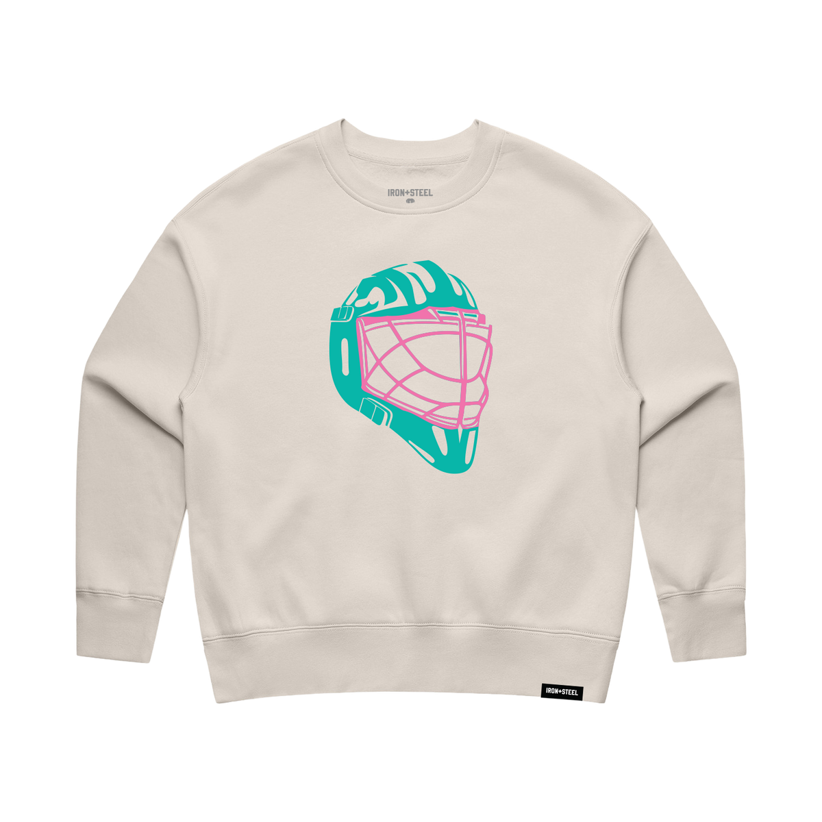 Color Goalie Helmet Women's Crew