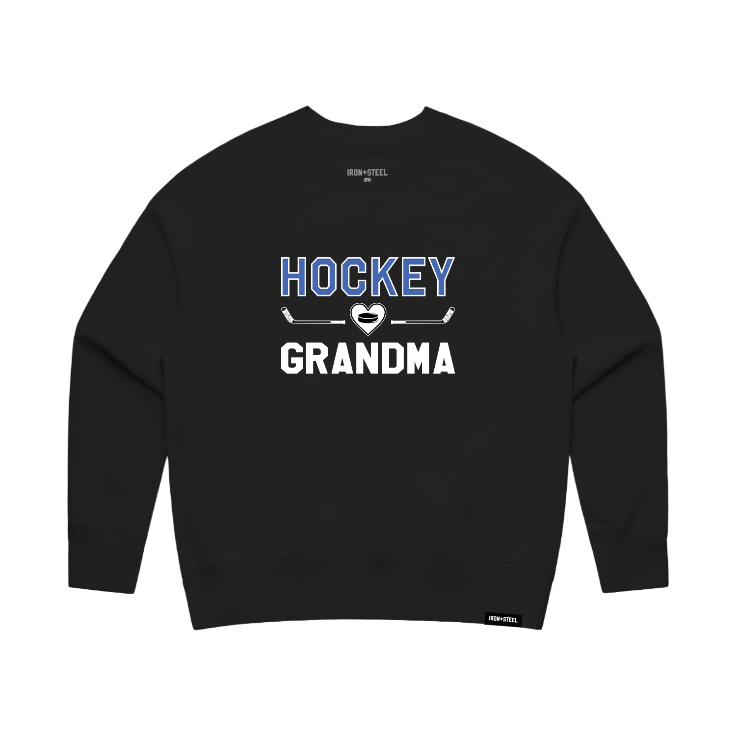 womenssweatshirthockeygrandmablack.png