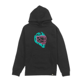 Color Goalie Helmet Youth Hoodie