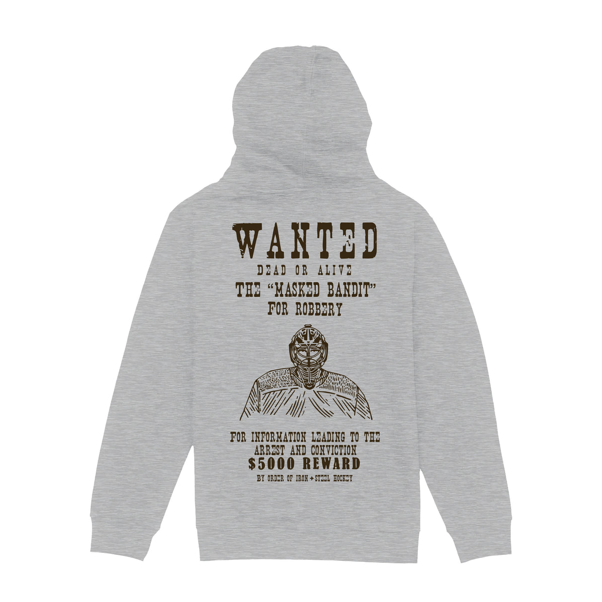 Wanted for Robbery Goalie Youth Hoodie