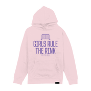 Girls Rule The Rink Youth Hockey Hoodie