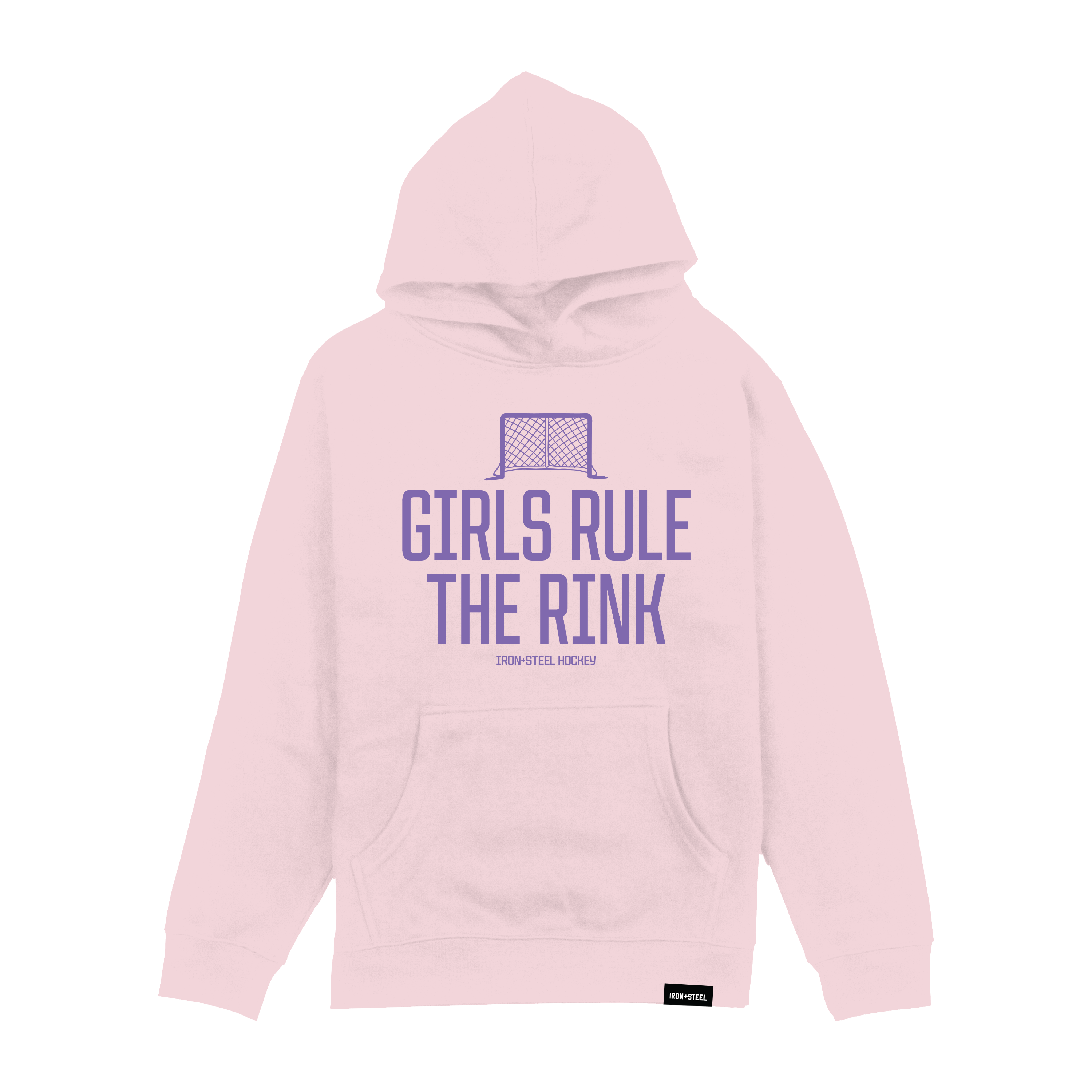 Girls Rule The Rink Youth Hockey Hoodie