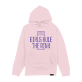 Girls Rule The Rink Youth Hockey Hoodie