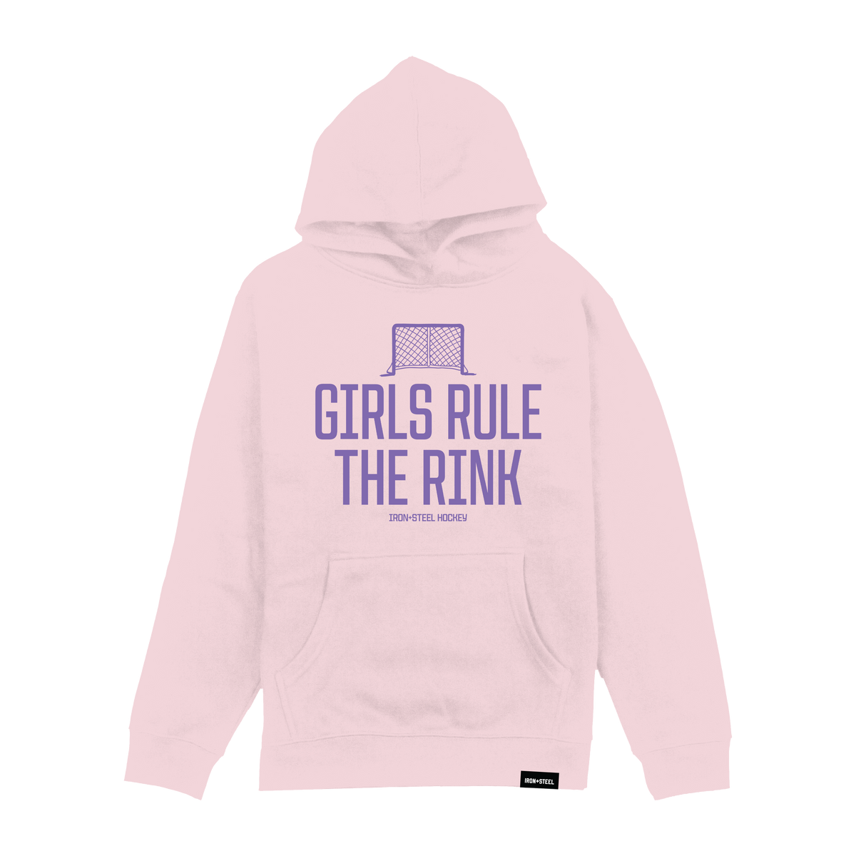 Girls Rule The Rink Youth Hockey Hoodie