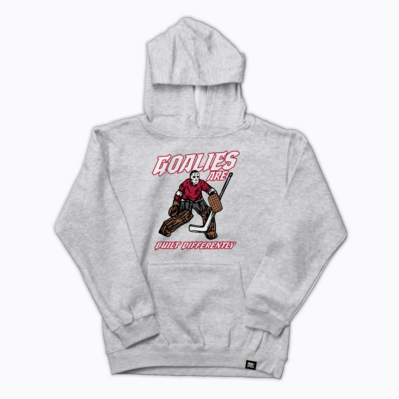 Goalies Are Built Differently Youth Hoodie